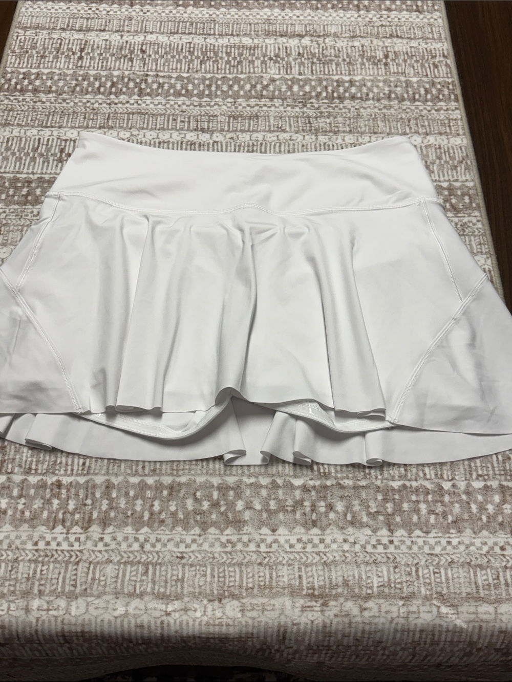 Athleta White Ace Tennis Skort with Built-In Shorts